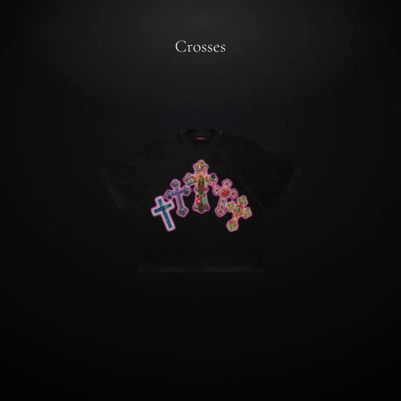 Remera Boxy Crosses